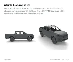 Question card: Which Alaskan is it? Renault Alaskan Full Vehicle 3D Scan (STL)