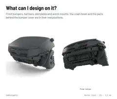 Question card: What can I design on it? Renault Duster 1st Gen Front End 3D Scan (STL)