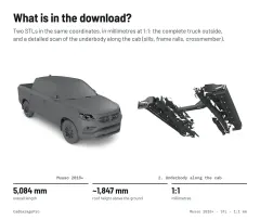 Question card: What is in the download? SsangYong Musso 2018+ Q200 Full Vehicle 3D Scan (STL)