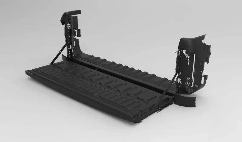 Render of the Toyota Hilux N80 (AN120/AN130) 2020 Tailgate 3D Scan file