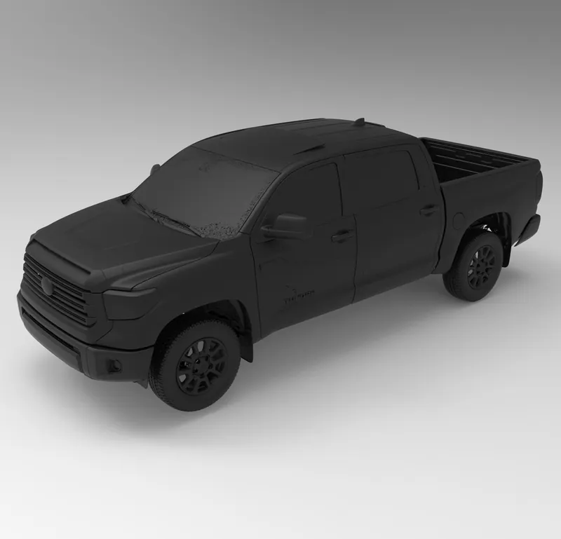 Render of the Toyota Tundra 2021 Full Vehicle 3D Scan file