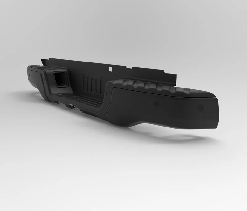 Render of the Ford Ranger Next Gen (T6.2 / P703) 2022+ Rear End STEP CAD Model file