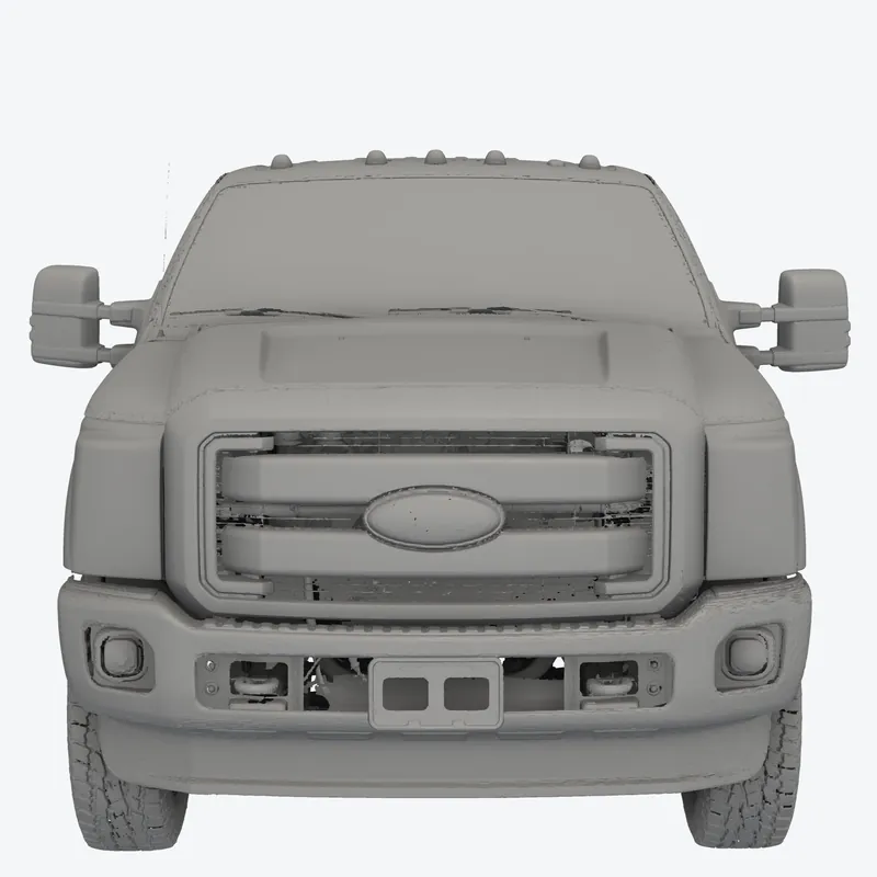 Render of the Ford F-250 Super Duty 2015 3rd Gen Full Vehicle 3D Scan (STL) file