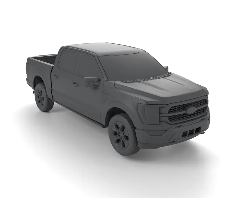 Render of the Ford F-150 2021+ 14th Gen Full Vehicle 3D Scan (STL) file