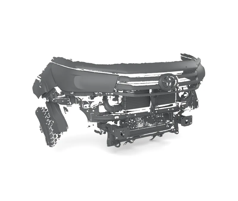 Render of the Toyota Hilux 2015-2017 N80 Front End 3D Scan (STL) file