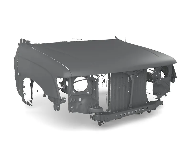 Render of the Toyota Hilux 1997-2001 6th Gen Front End 3D Scan (STL) file