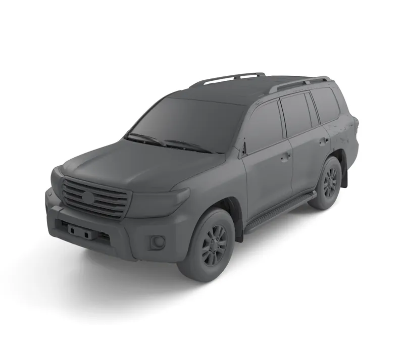 Render of the Toyota Land Cruiser 200 2012-2015 Full Vehicle 3D Scan (STL) file