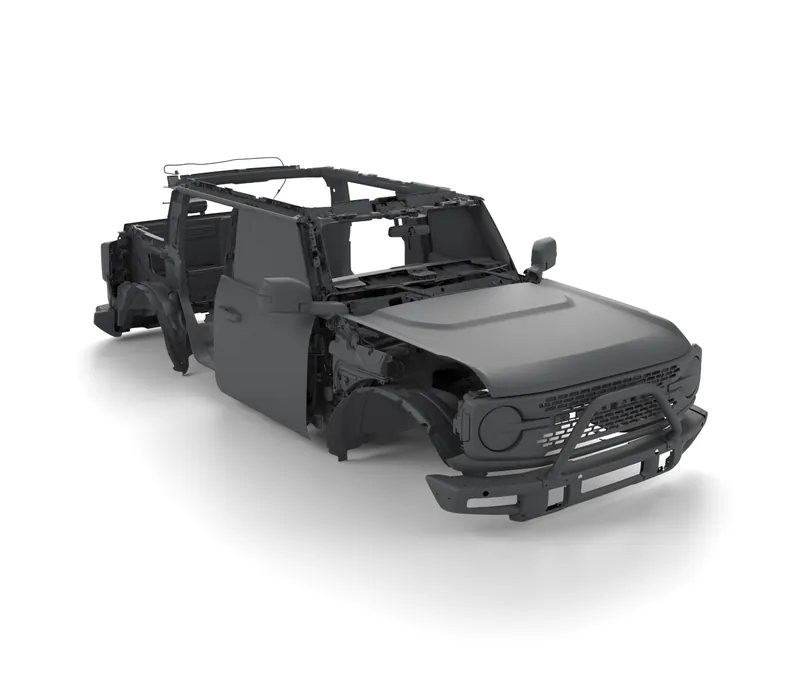 Render of the Ford Bronco 2021-2024 6th Gen Body and Interior 3D Scan (STL) file