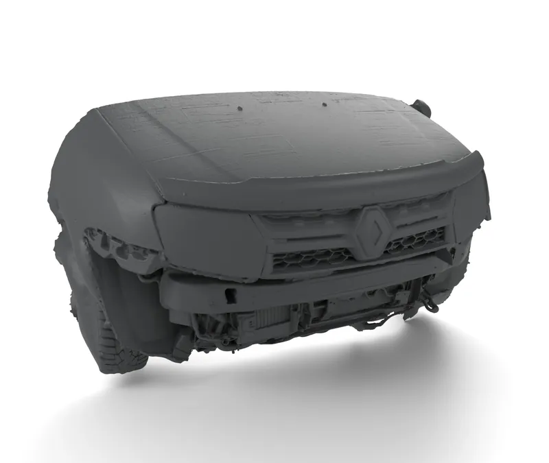 Render of the Renault Duster 1st Gen Front End 3D Scan (STL) file