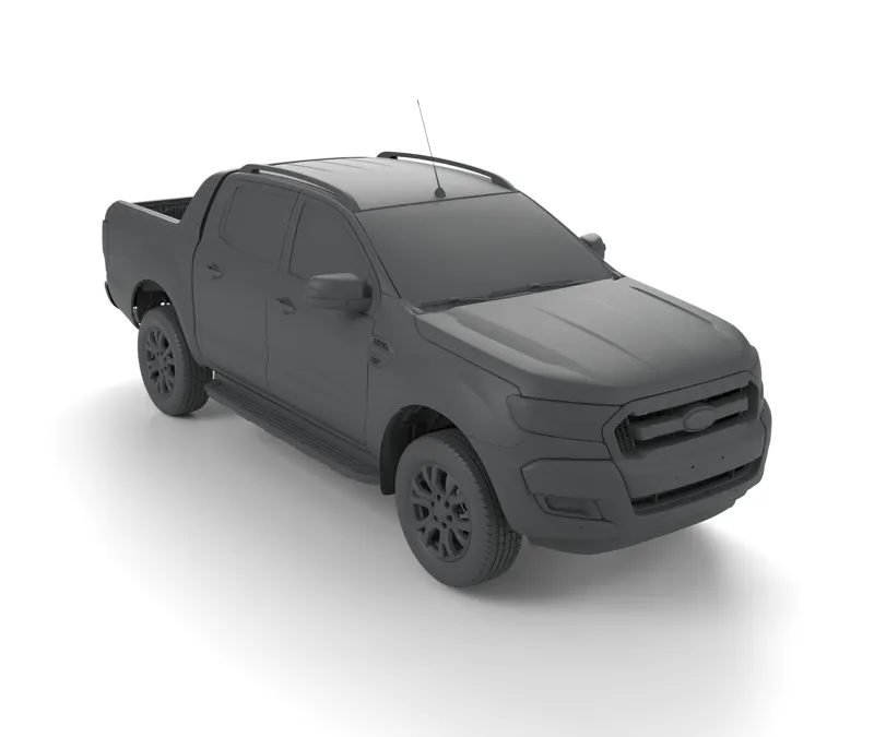 Render of the Ford Ranger T6 PX MkII Full Vehicle 3D Scan (STL) file